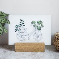 Postkarte A6 bike by Frollein Schmid
