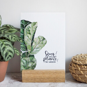 Postkarte A6 weekend by Frollein Schmid