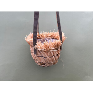 Raffia Palm hanging basket 12cm 