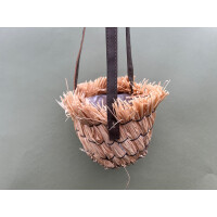 Raffia Palm hanging basket 12cm 