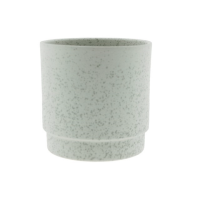 Ceramic Topf "Eno" sand green