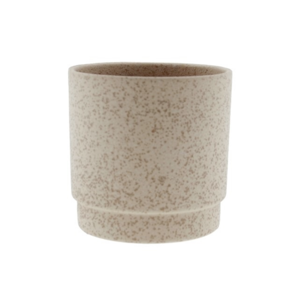 Ceramic Topf "Eno" sand terra