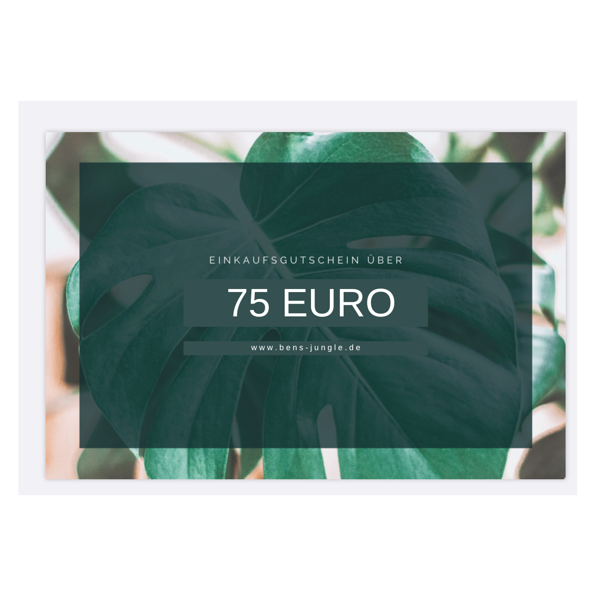 75 Euro Geschenkgutschein