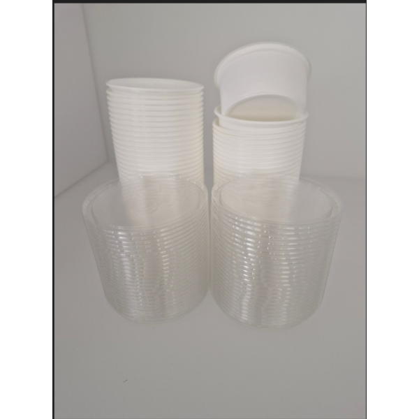 50 Kunststoffdosen zum Transport von Fröschen 250 ml