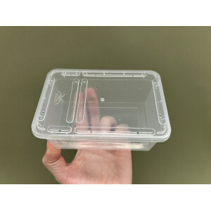 Kunstoffdose mit Belüftung 15x10x6,5cm