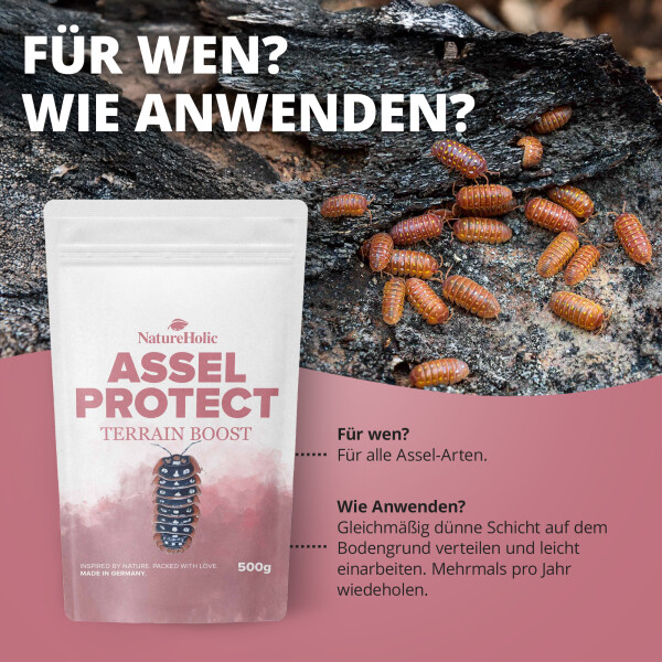 NatureHolic Assel Protect TerrainBoost - für die Bodenverbesserung im Asselterrarium 500g