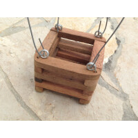 Natur-Pflanzkorb 10x10x7cm mit Aufhängung