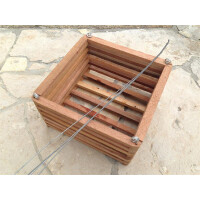 Natur-Pflanzkorb 25x25x14cm mit Aufhängung