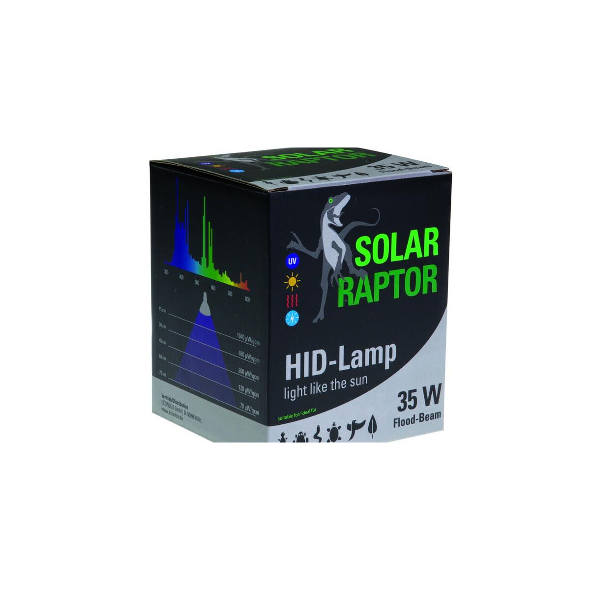 Solar Raptor HDI UV ALU, 35 Watt, Wide