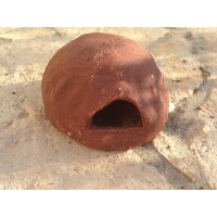 Laichhäuschen rund aus Ton für Pfeilgiftfrösche, M